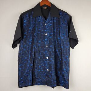 VTG Hard Rock Hotel Las Vegas Martini Shirt Mens Large Rockabilly Camp Bowling